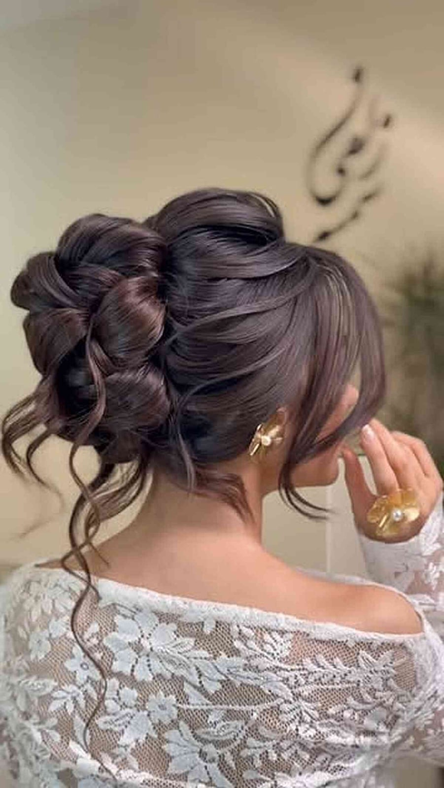 Thick Wavy Braided Updo Thick Wavy Braided Updo — Classy Bridesmaid Hair Updo