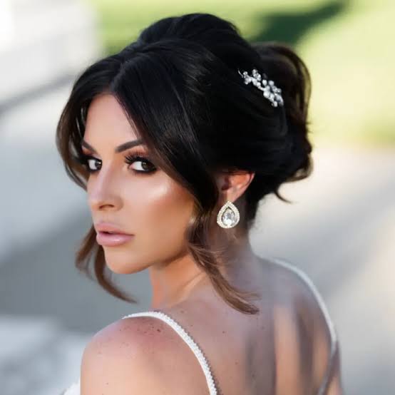 Dark Brown Updo With Crown Volume Dark Brown Updo With Crown Volume — Classy Bridesmaid Hairstyles Updo