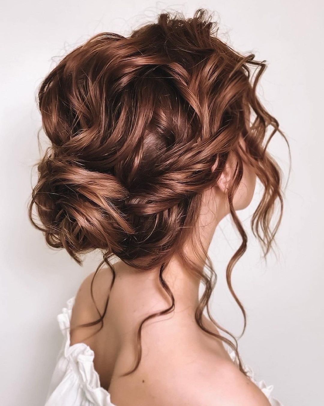 Loose Curls Updo With Face-Framing Tendrils Loose Curls Updo With Face-Framing Tendrils — Classy Bridesmaid Hairstyles Updo
