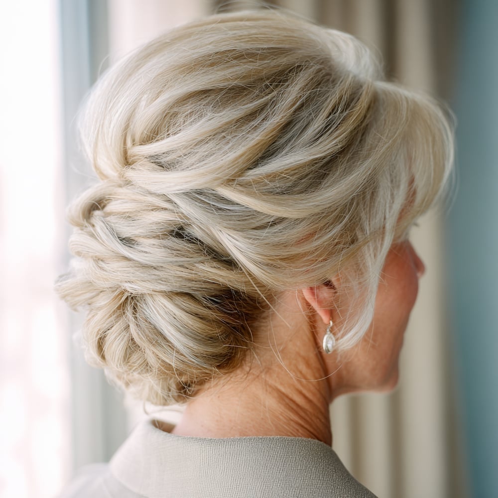 Ash Blonde Textured Updo Ash Blonde Textured Updo — Classy Bridesmaid Hairstyles Updo