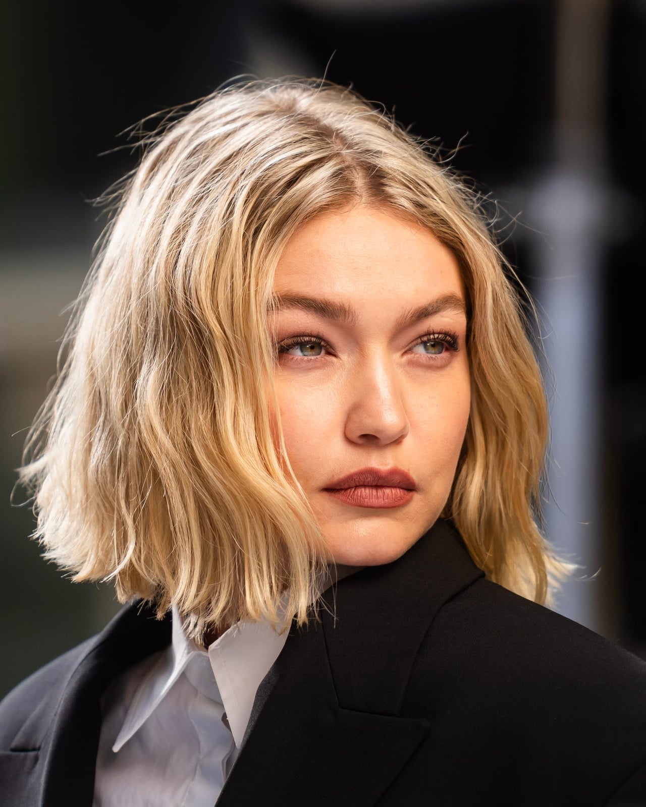 Ash Blonde Bob With Face Framing Layers Ash Blonde Bob With Face Framing Layers — Classy Chin Length Hair