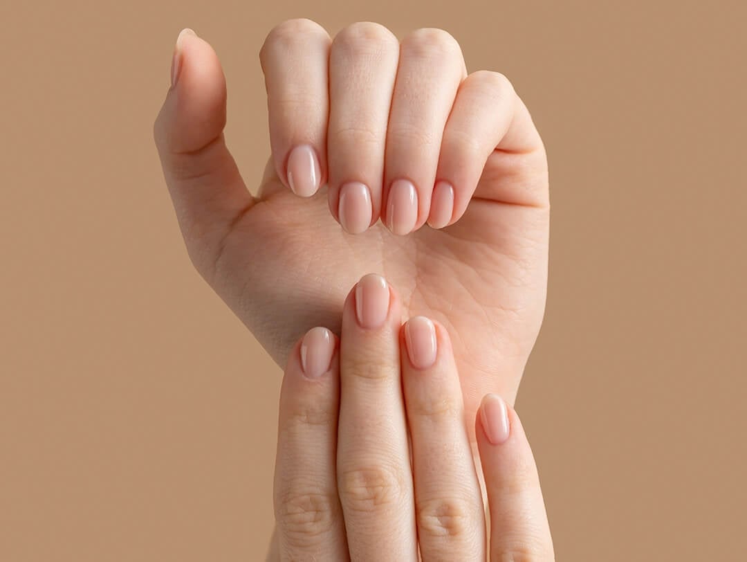 Sheer Nude Short Oval Nails — Classy Clean Girl Nails