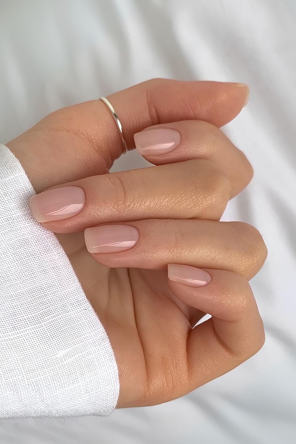Perfectly Smooth Short Square Nails — Classy Clean Girl Nails
