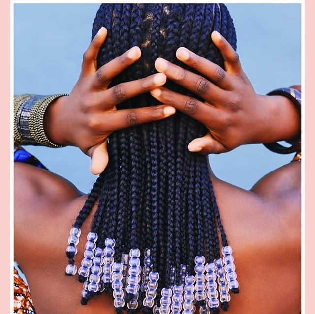 Mid-Back Braids with Beaded Ends Mid-Back Braids with Beaded Ends — Classy Cornrows Braids for Black Women