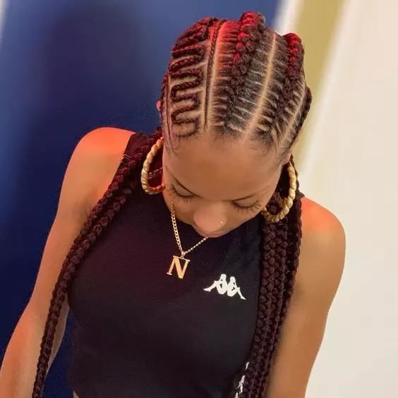 Long Cornrows with Beaded Ends Long Cornrows with Beaded Ends — Classy Cornrows Hairstyles for Black Women