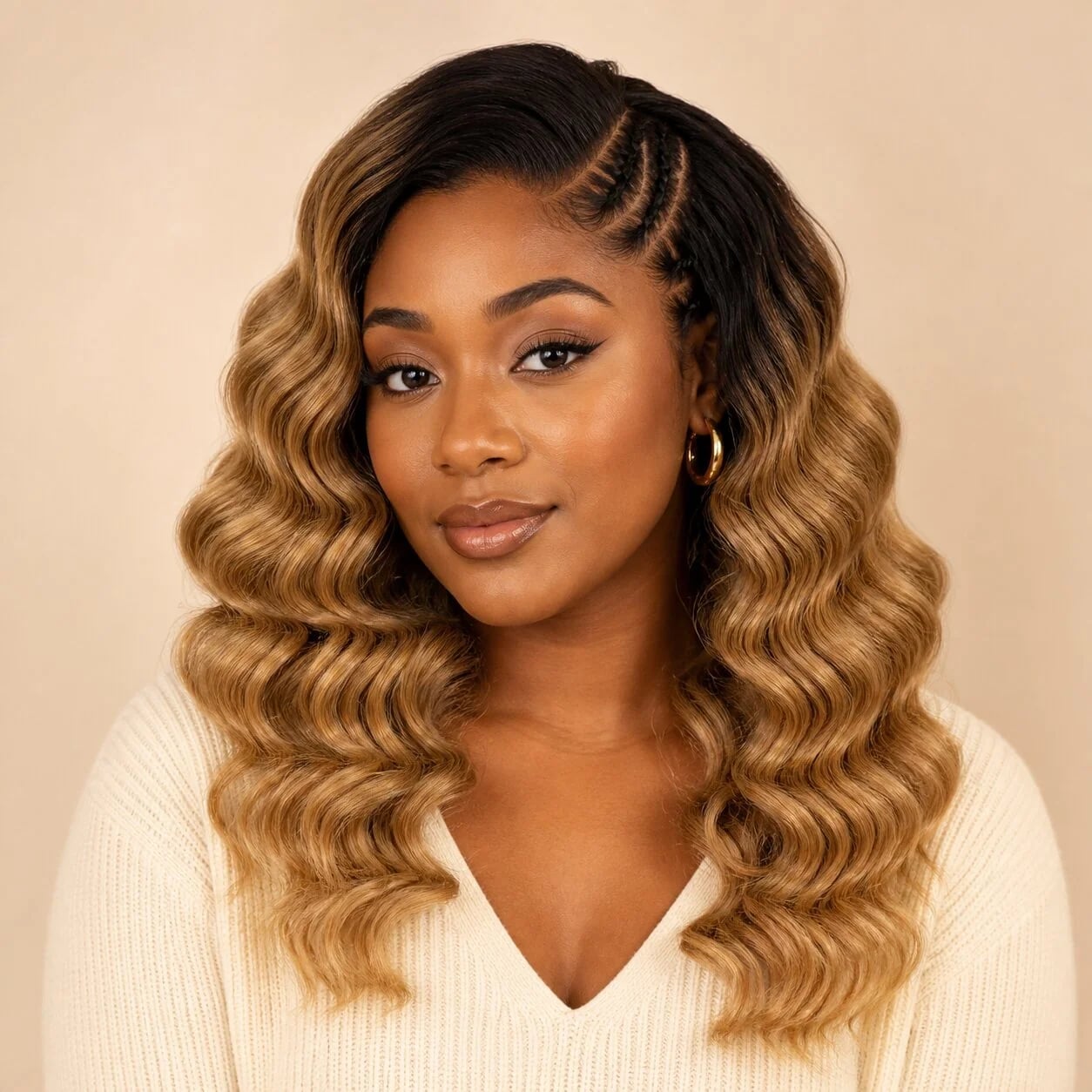 Ombre Blonde Human Crochet Hair — Classy Crochet Hair