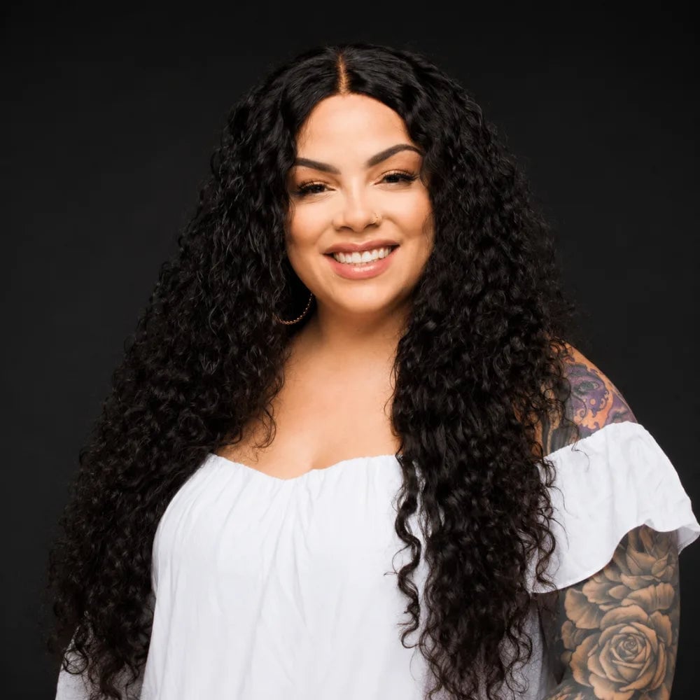 Mid-Back Dark Brown Voluminous Curls — Classy Extensions Hair