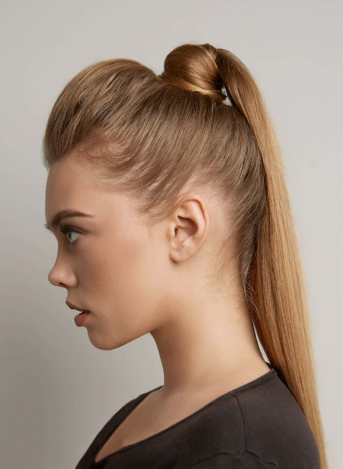Sleek High Ponytail With Crown Volume — Classy Formal Hair