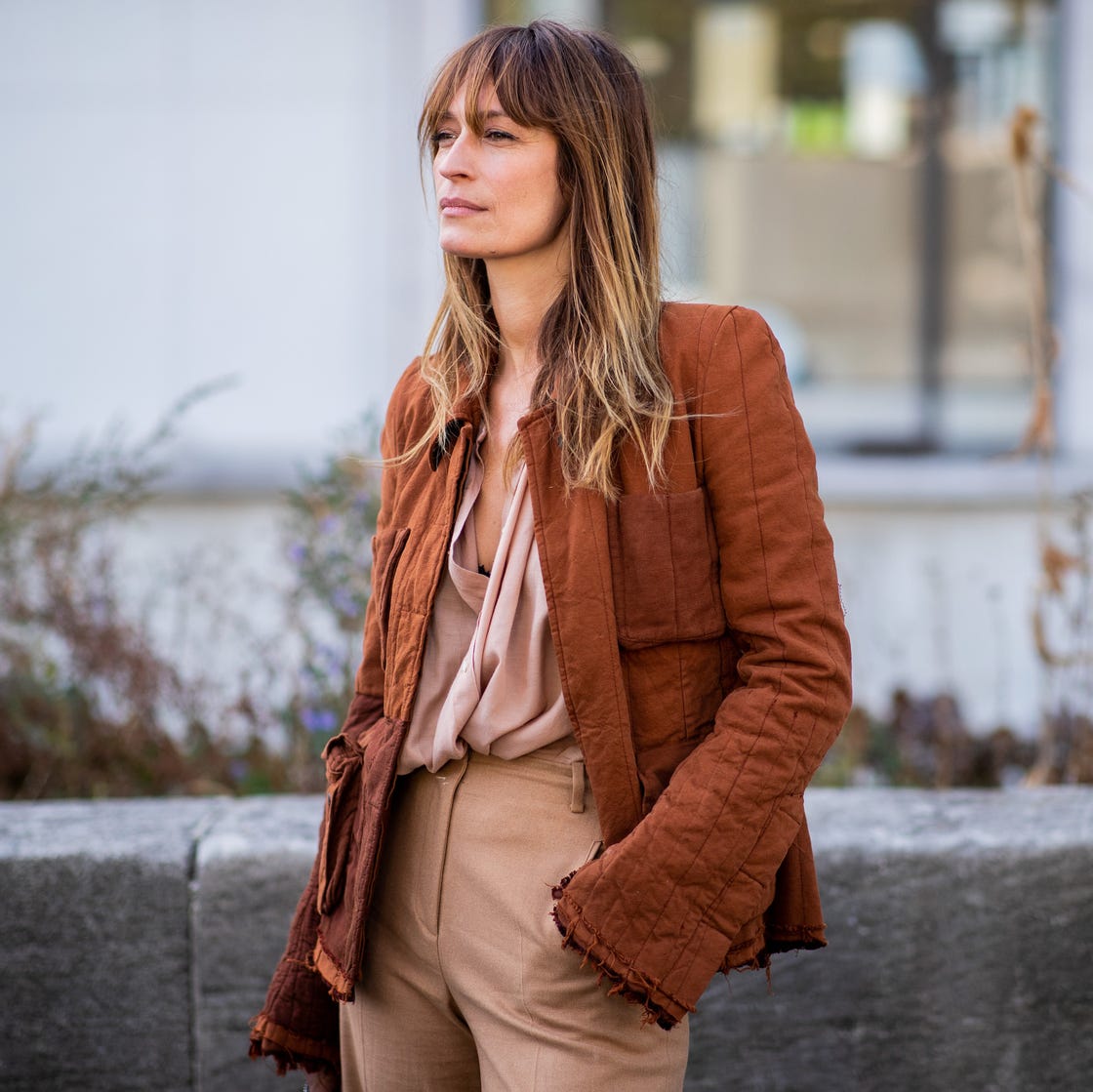 Textured Cropped Jacket Ensemble — Classy French Style
