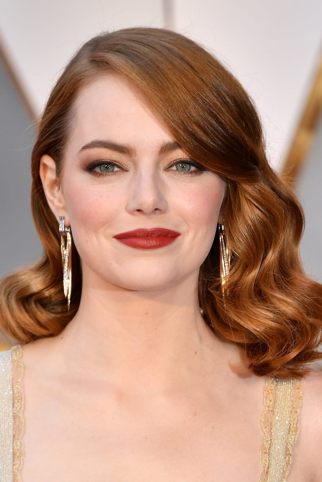 Natural Ginger Shoulder Length Layers — Classy Ginger Hair Color