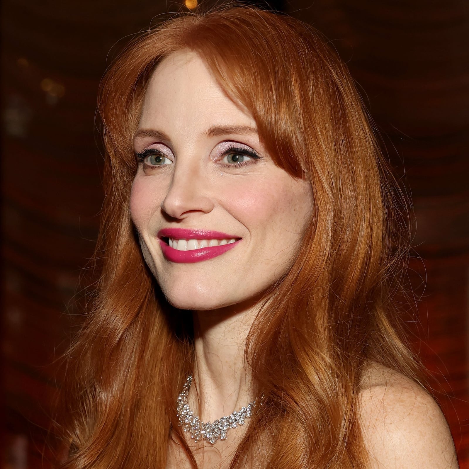 Natural Ginger Mid-Back With Wispy Bangs — Classy Ginger Hair Color