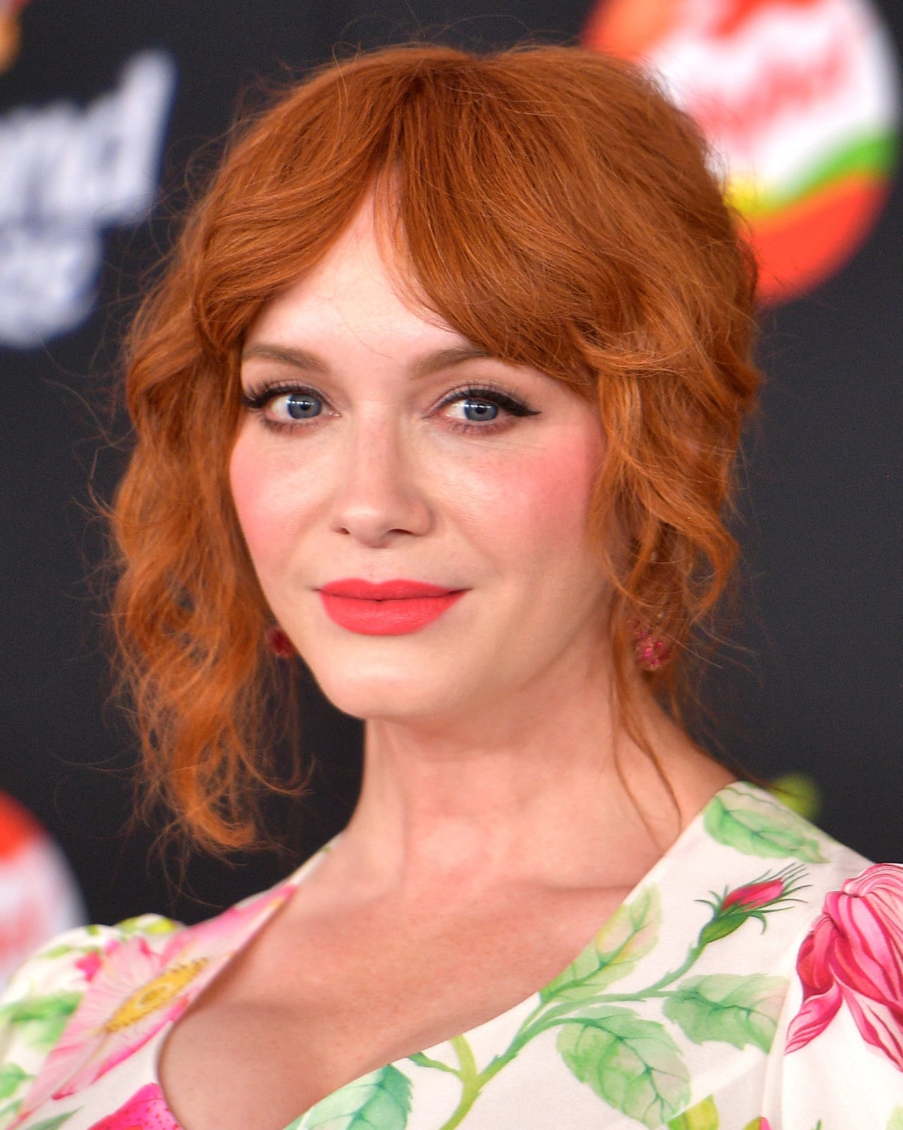 Warm Ginger Collarbone Shag With Curtain Bangs — Classy Ginger Hair Color