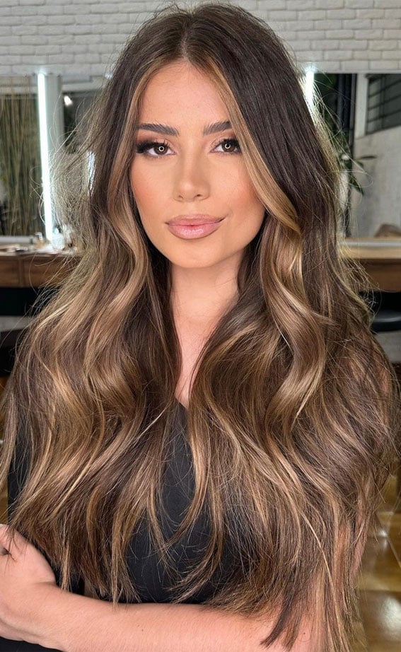 Mid-Back Long Layers Glossy Straight Mid-Back Long Layers Glossy Straight — Classy Hair Pictures
