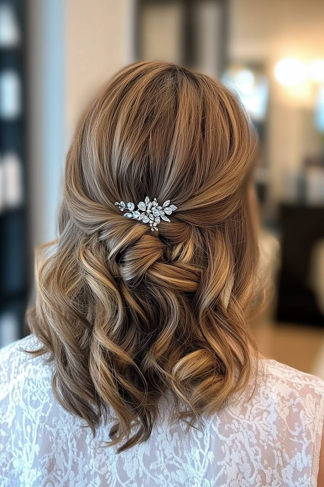 Collarbone Half Up Half Down With Braids — Classy Hairstyles to Do