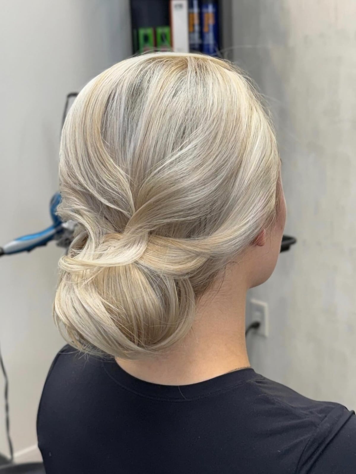 Collarbone Ash Blonde Twisted Low Bun — Classy Hairstyles to Do