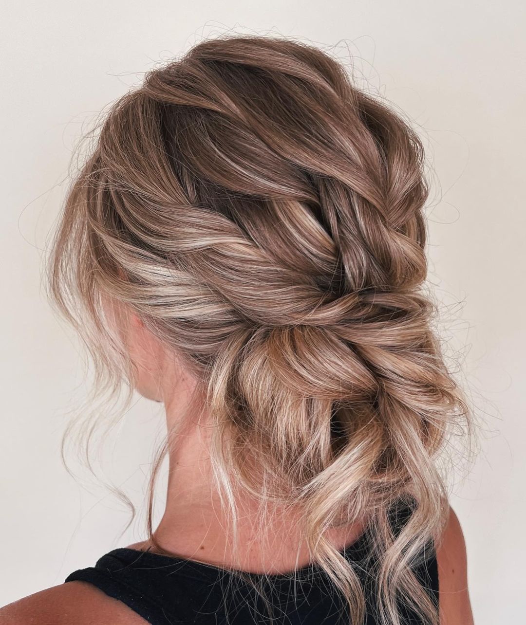 Mid-Back Blonde Twisted Updo — Classy Hairstyles to Do