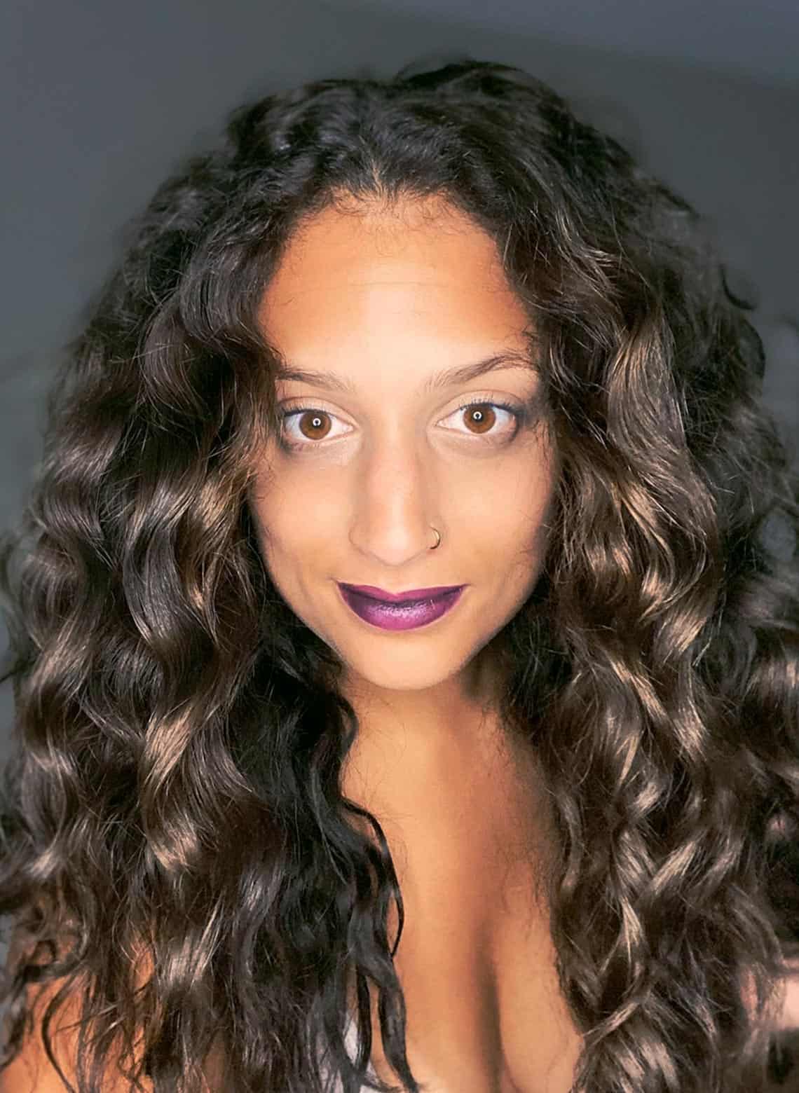 Loose Air-Dried Curls Mid-Back Shine — Classy Heatless Curls