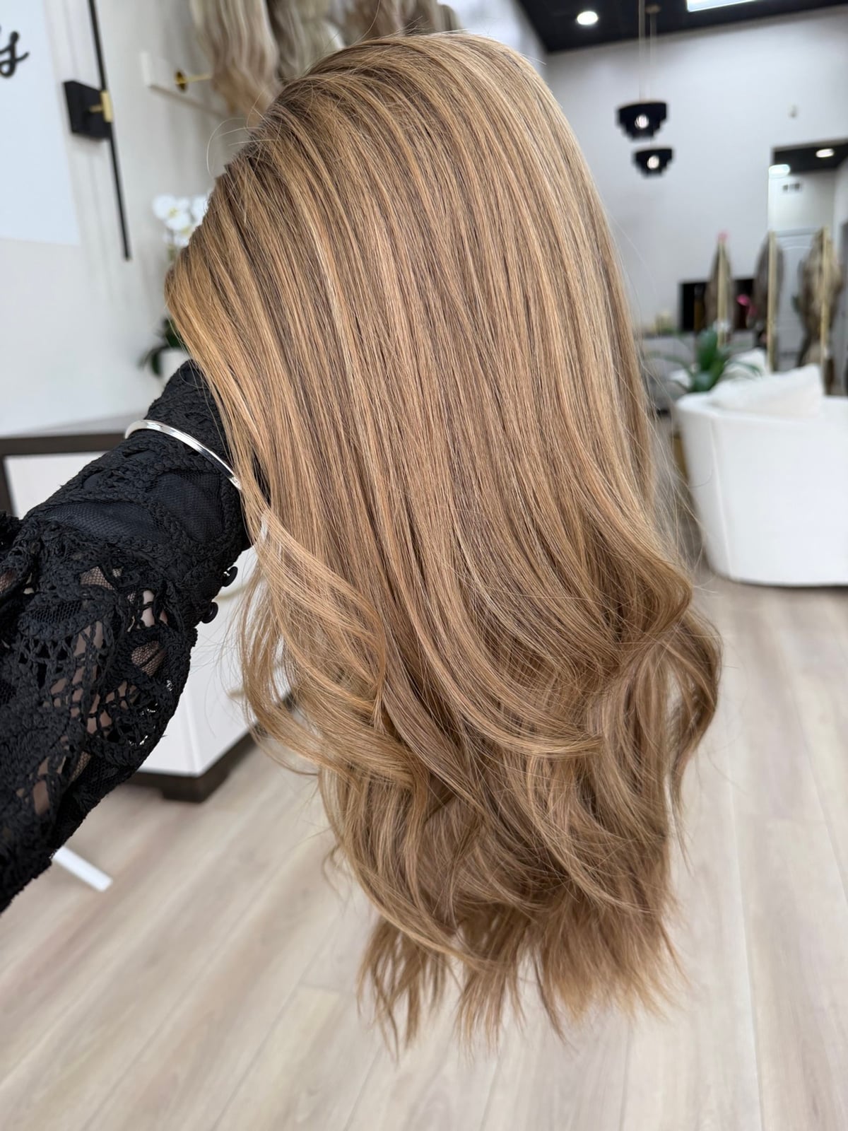Bronde Wig With Subtle Natural Highlights — Classy Highlights Wig