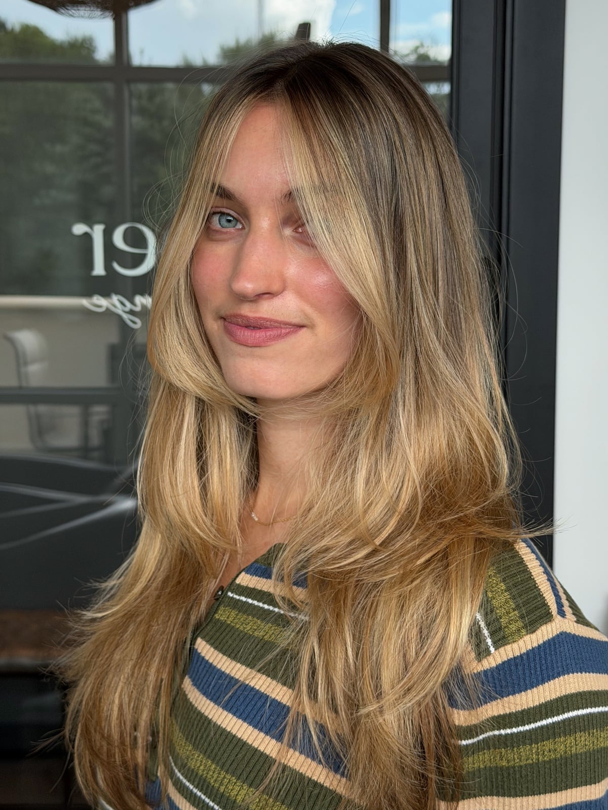 Shoulder Length Honey Blonde Balayage — Classy Honey Blonde Balayage