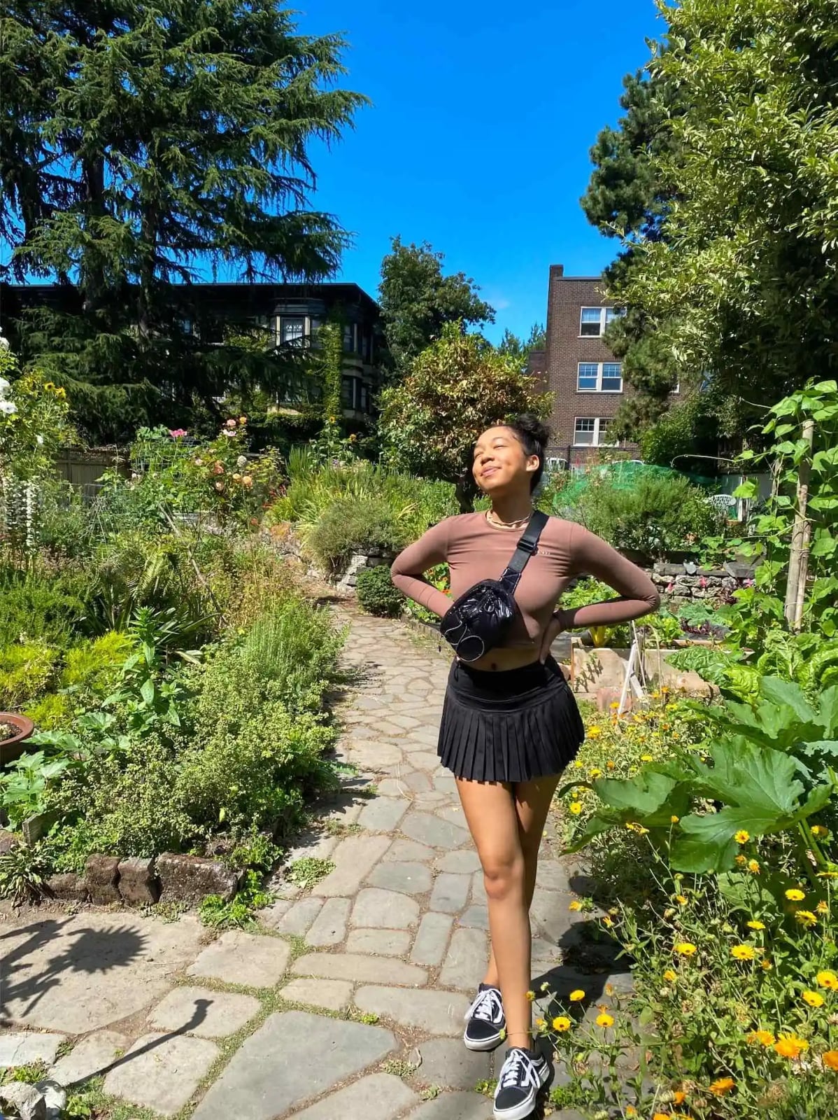 Cropped Top with Pleated Mini Skirt Cropped Top with Pleated Mini Skirt — Classy Indie Outfits