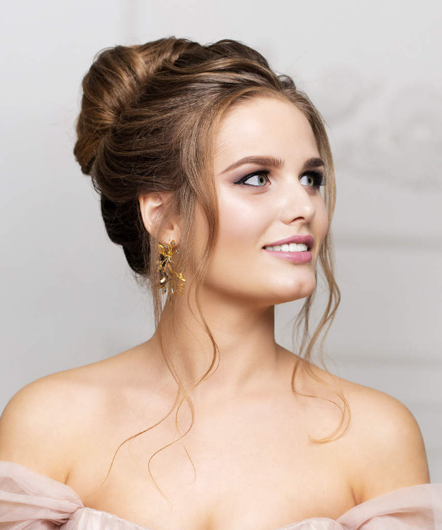 Sophisticated Dark Blonde Low Bun — Classy Messy Bun Updo