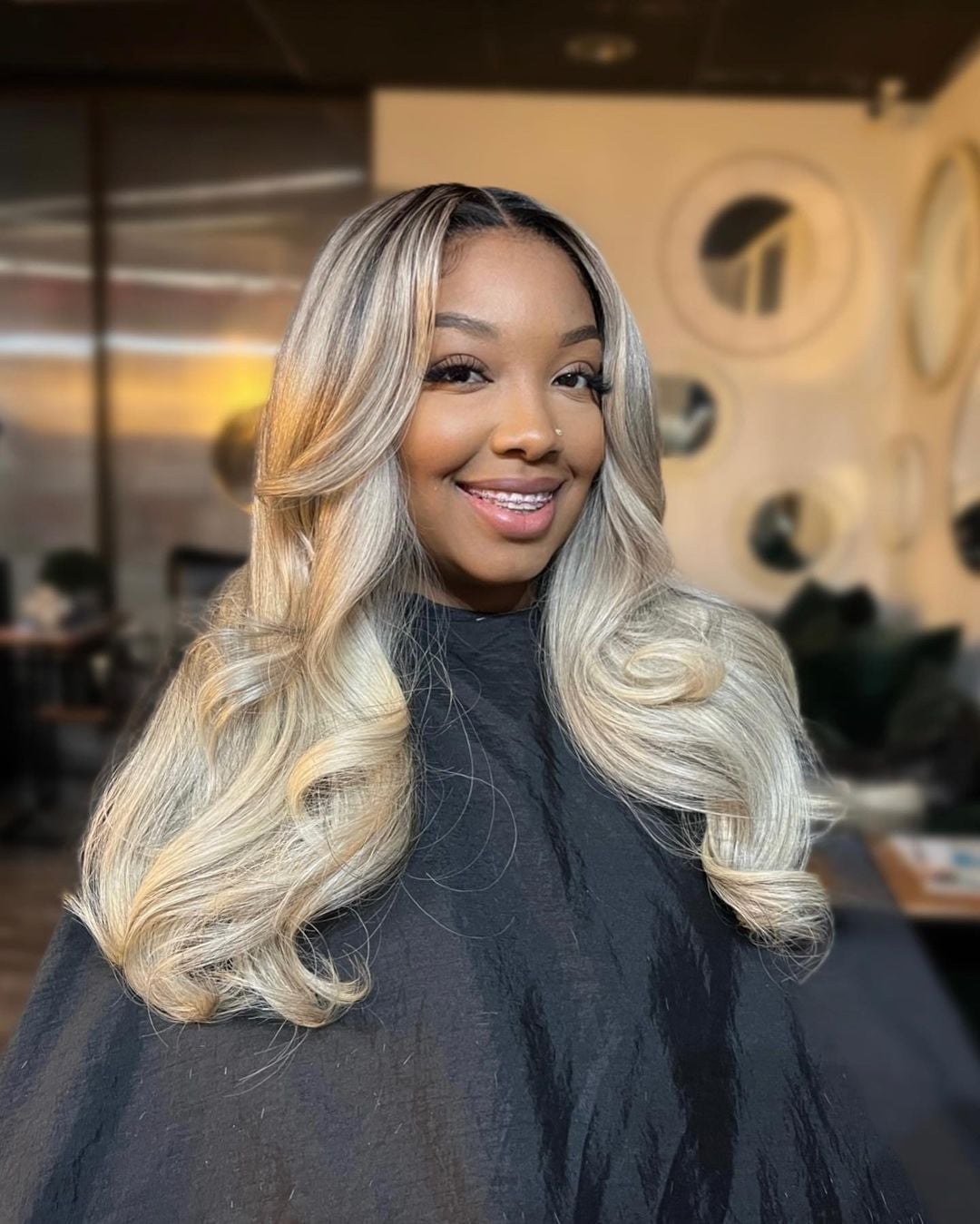 Mid-Back Platinum Blonde With Loose Waves — Classy Old Money Blonde