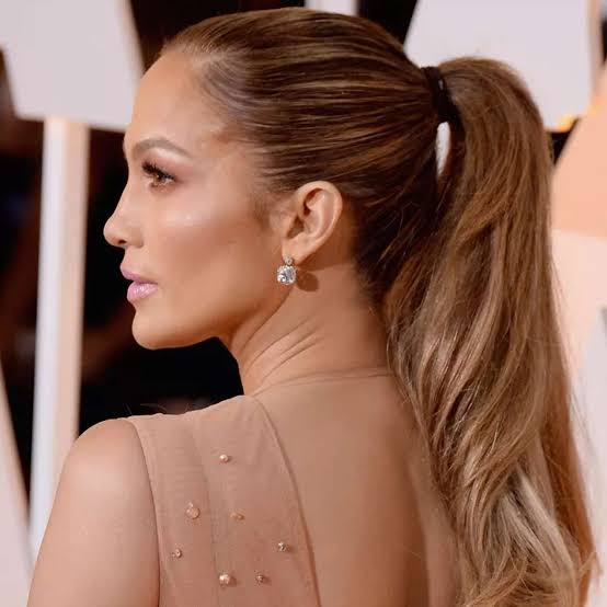 Medium Brown High Ponytail With Volume — Classy Party Hair