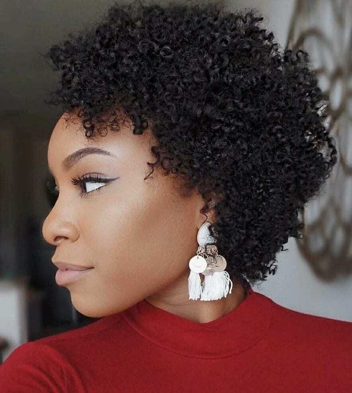 Ear Length Pixie With Defined Coils Ear Length Pixie With Defined Coils — Classy Short Curly Hair