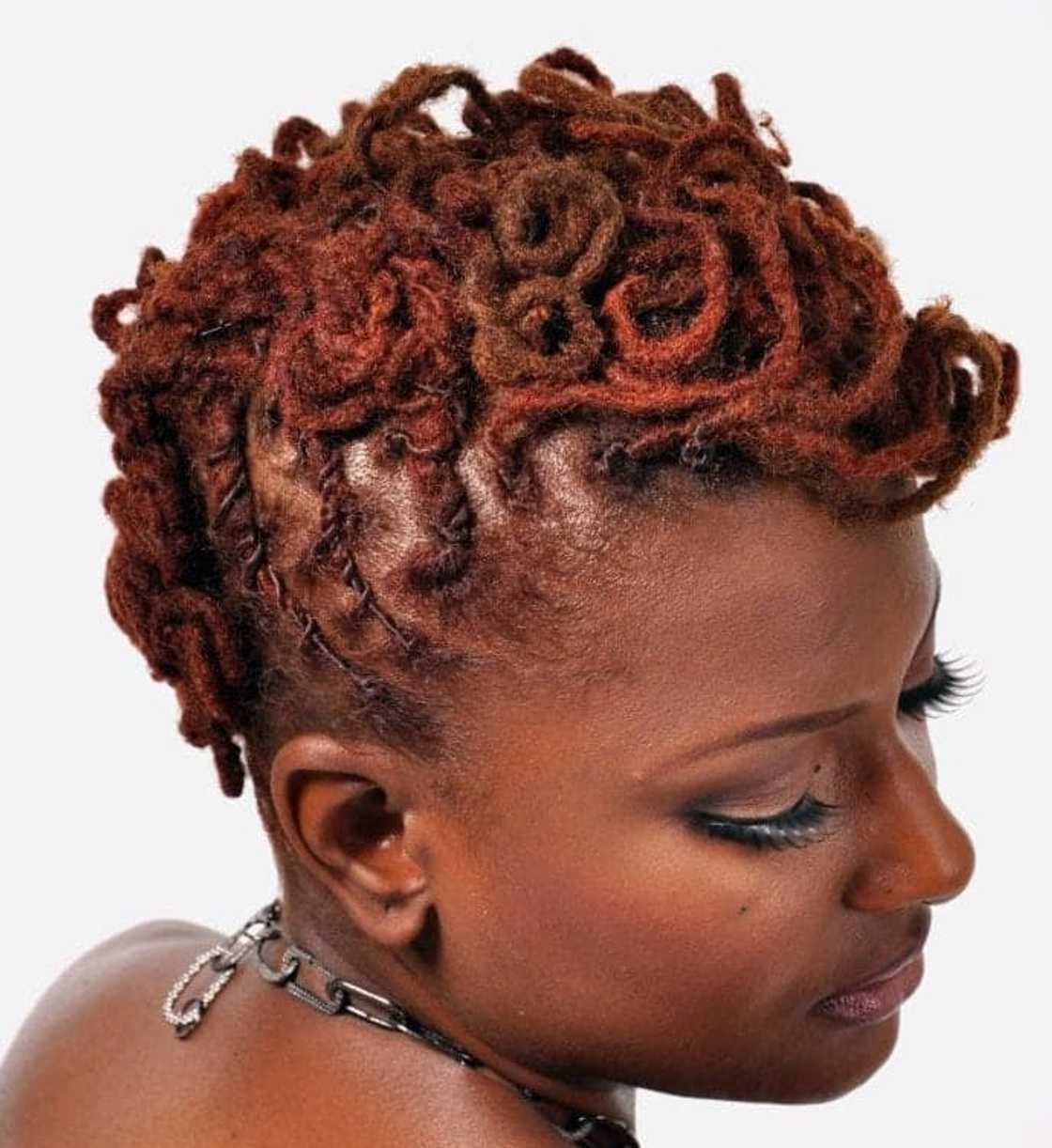 Pixie Length Locs Defined Coils Pixie Length Locs Defined Coils — Classy Short Locs
