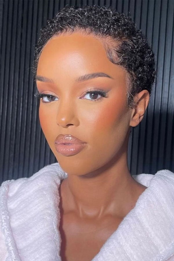 Black Pixie Bob With Wispy Bangs Black Pixie Bob With Wispy Bangs — Classy Short Natural Hairstyles