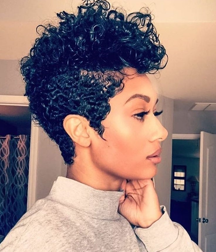 Thick Curly Hair With Volume On Top Thick Curly Hair With Volume On Top — Classy Short Natural Hairstyles