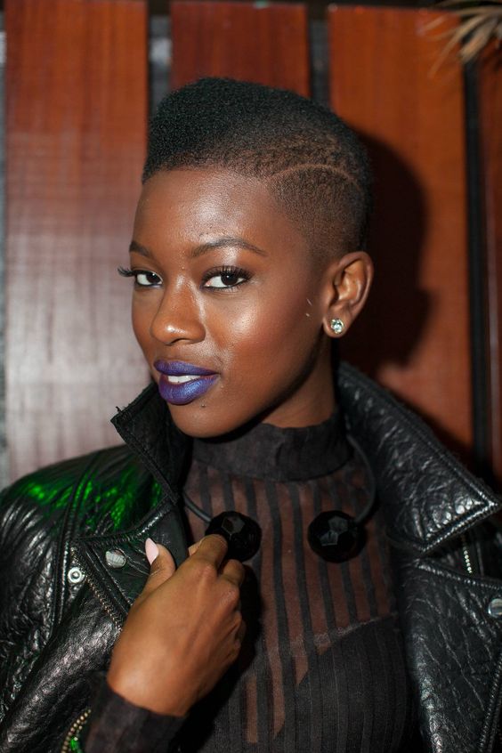 Black Undercut Pixie With Spiky Top Black Undercut Pixie With Spiky Top — Classy Short Natural Hairstyles