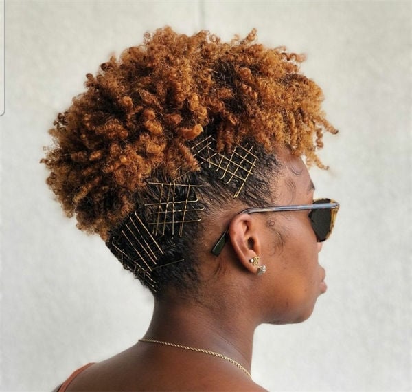 Tapered Coils With Blonde Highlights Tapered Coils With Blonde Highlights — Classy Short Natural Hairstyles