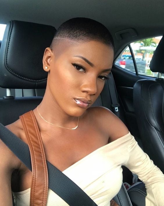 Black Hair Styled Up With Shaved Sides Black Hair Styled Up With Shaved Sides — Classy Short Natural Hairstyles