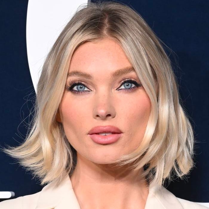 Air Dried Chin Length Bob With Subtle Balayage — Classy Shoulder Length Bob