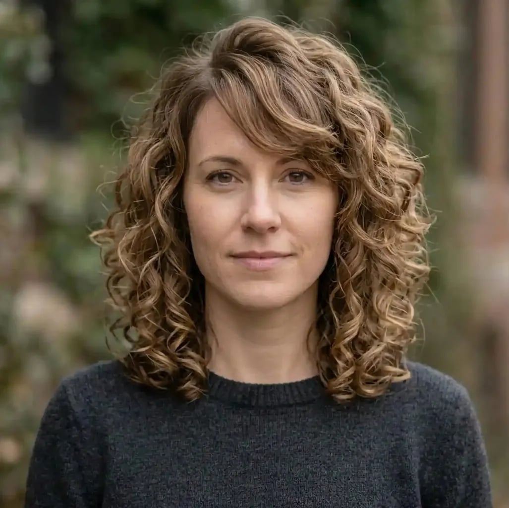 Collarbone Wavy Hair With Curtain Bangs Collarbone Wavy Hair With Curtain Bangs — Classy Shoulder Length Curly Hair