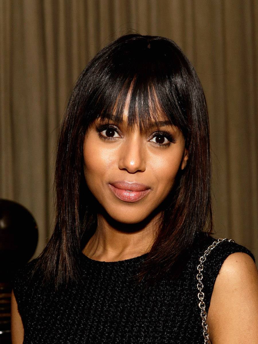 Dark Brown Collarbone Bob Blunt Bangs — Classy Sleek Hairstyles