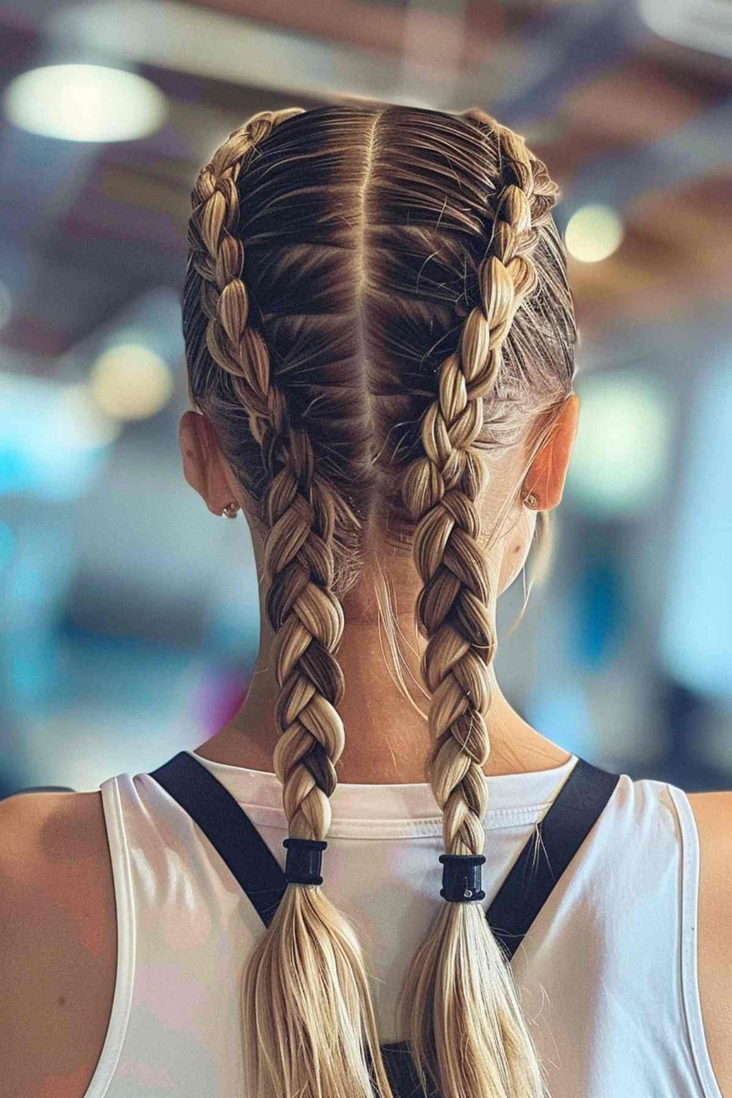 Neat Double Dutch Braids Neat Double Dutch Braids — Classy Softball Hair