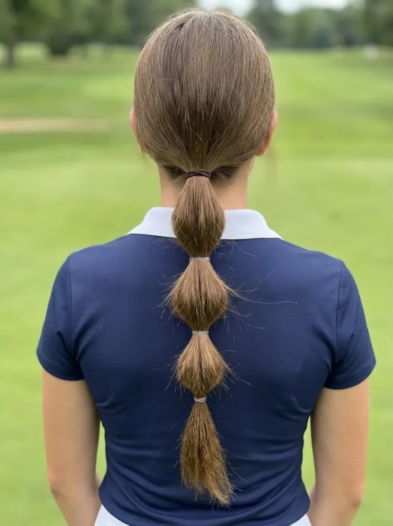 Segmented Bubble Ponytail Segmented Bubble Ponytail — Classy Softball Hair