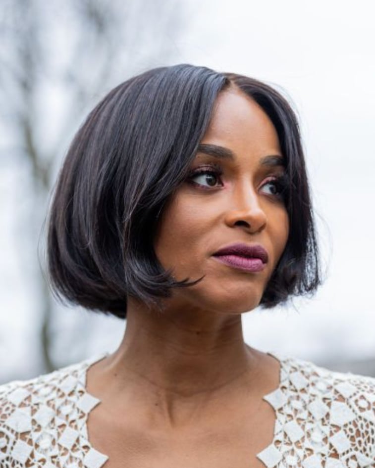 Black Blunt Bob With Straight Finish — Classy Very Short Hair