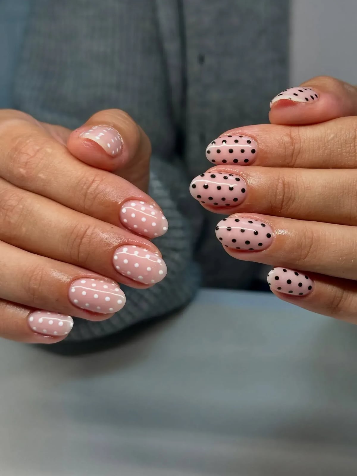 Long Square 3D Flower Pearl French Nails — Cute Short Acrylic Nails