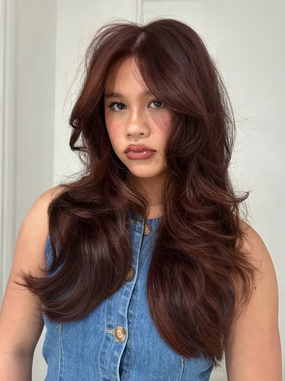 Rich Dark Auburn With Subtle Lighter Tones — Dark Auburn Hair