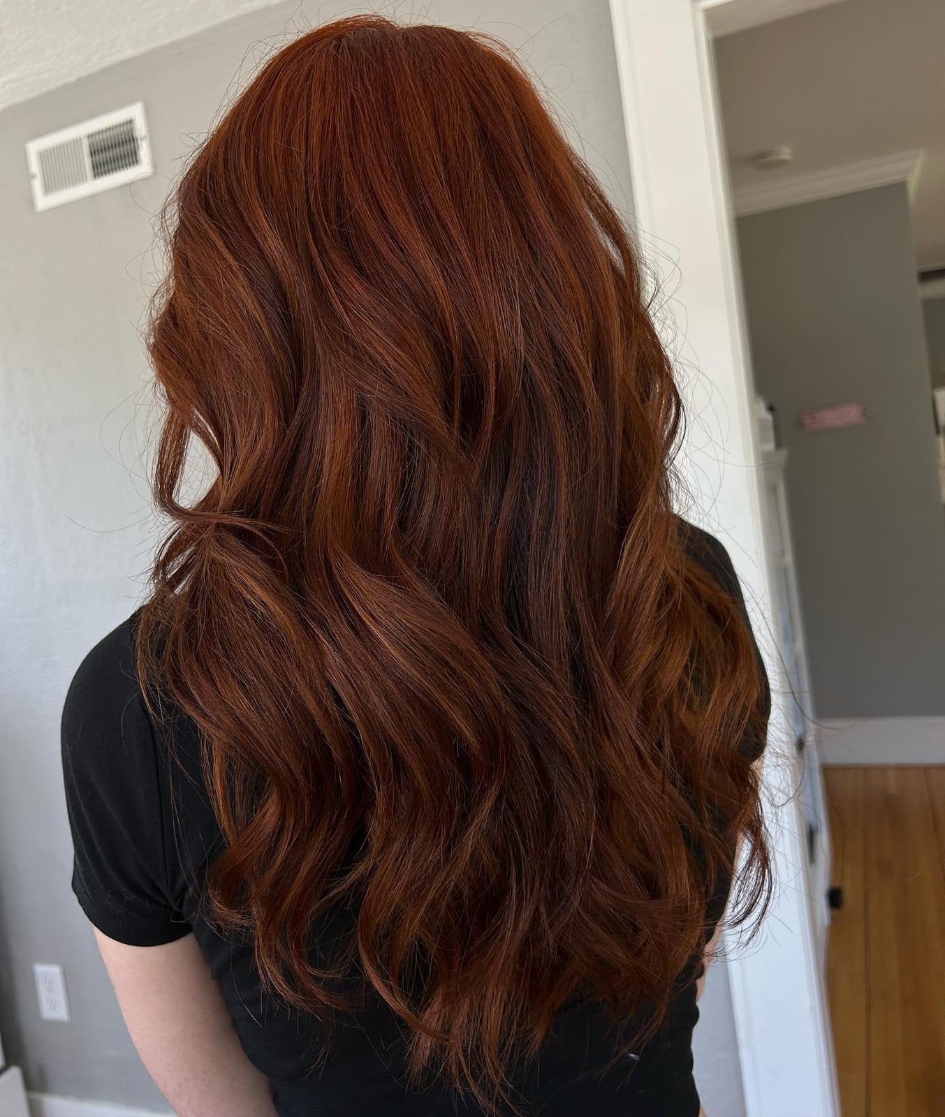 Dark Auburn With Subtle Red Undertones — Dark Auburn Hair