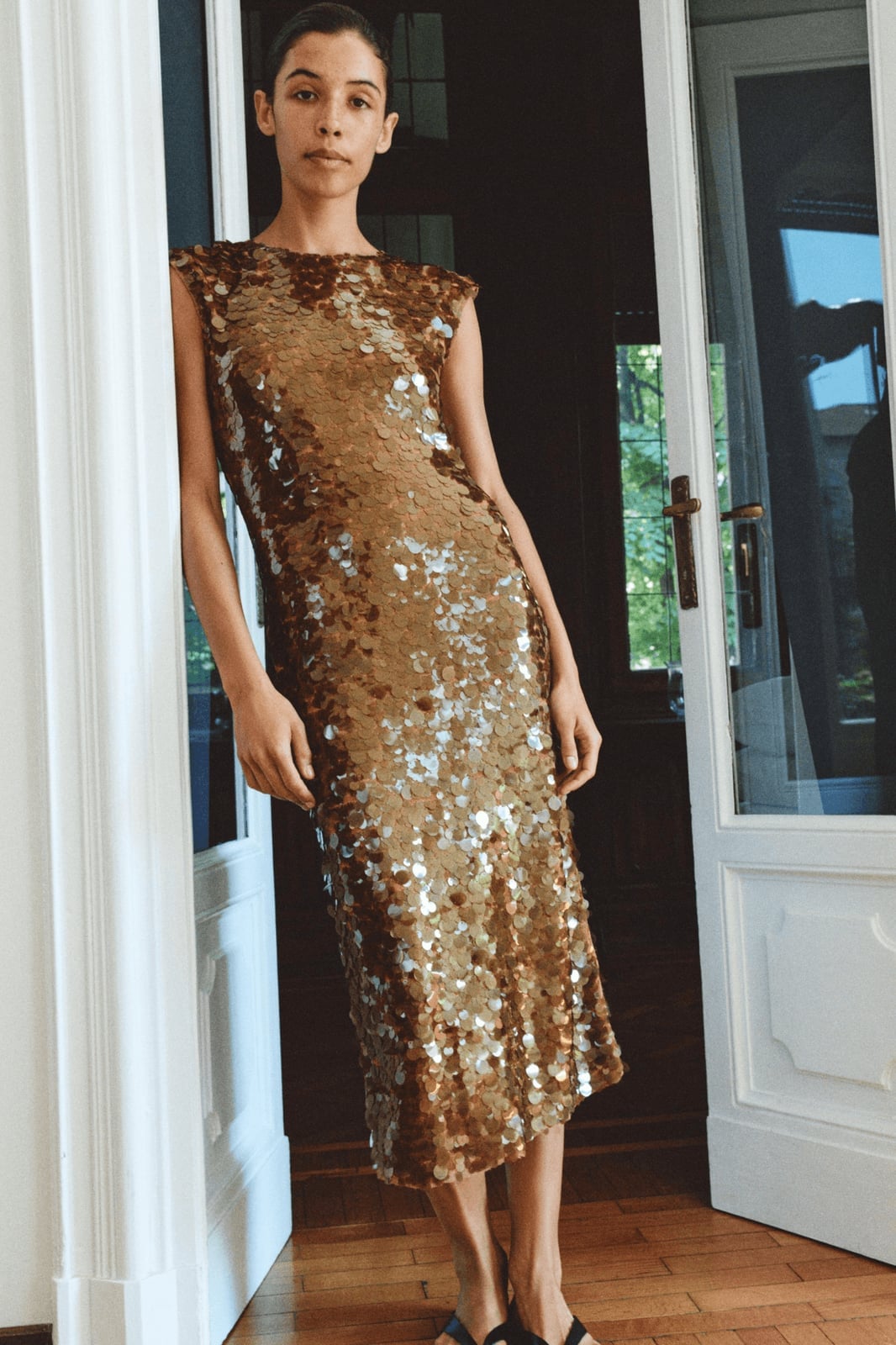 Sequined midi dress for cocktail events — Dresses to Wear