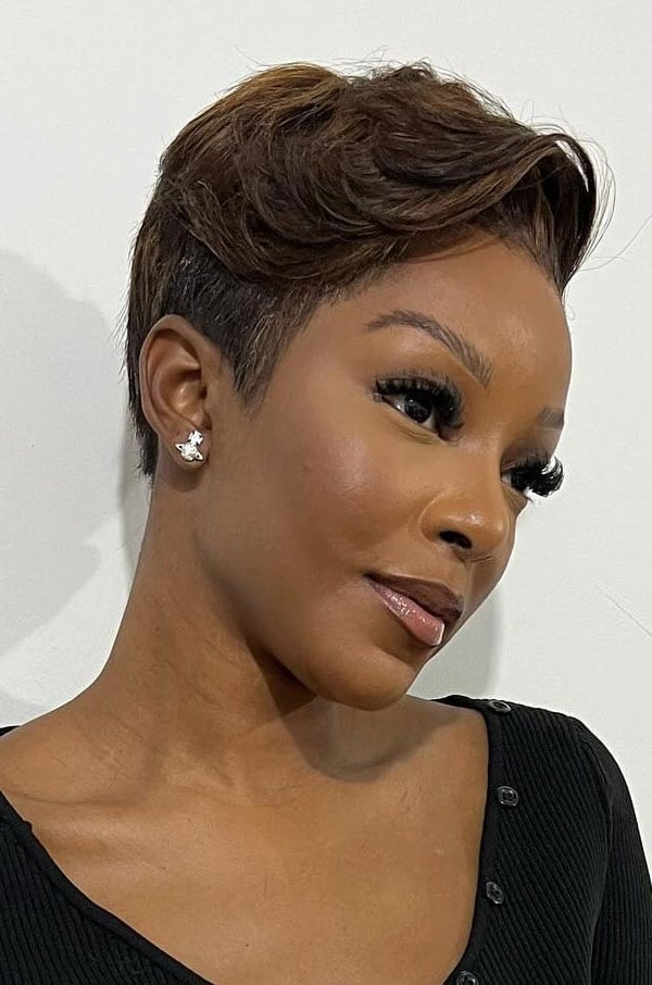 Tapered Pixie With Soft Waves — Haircuts for Black Women