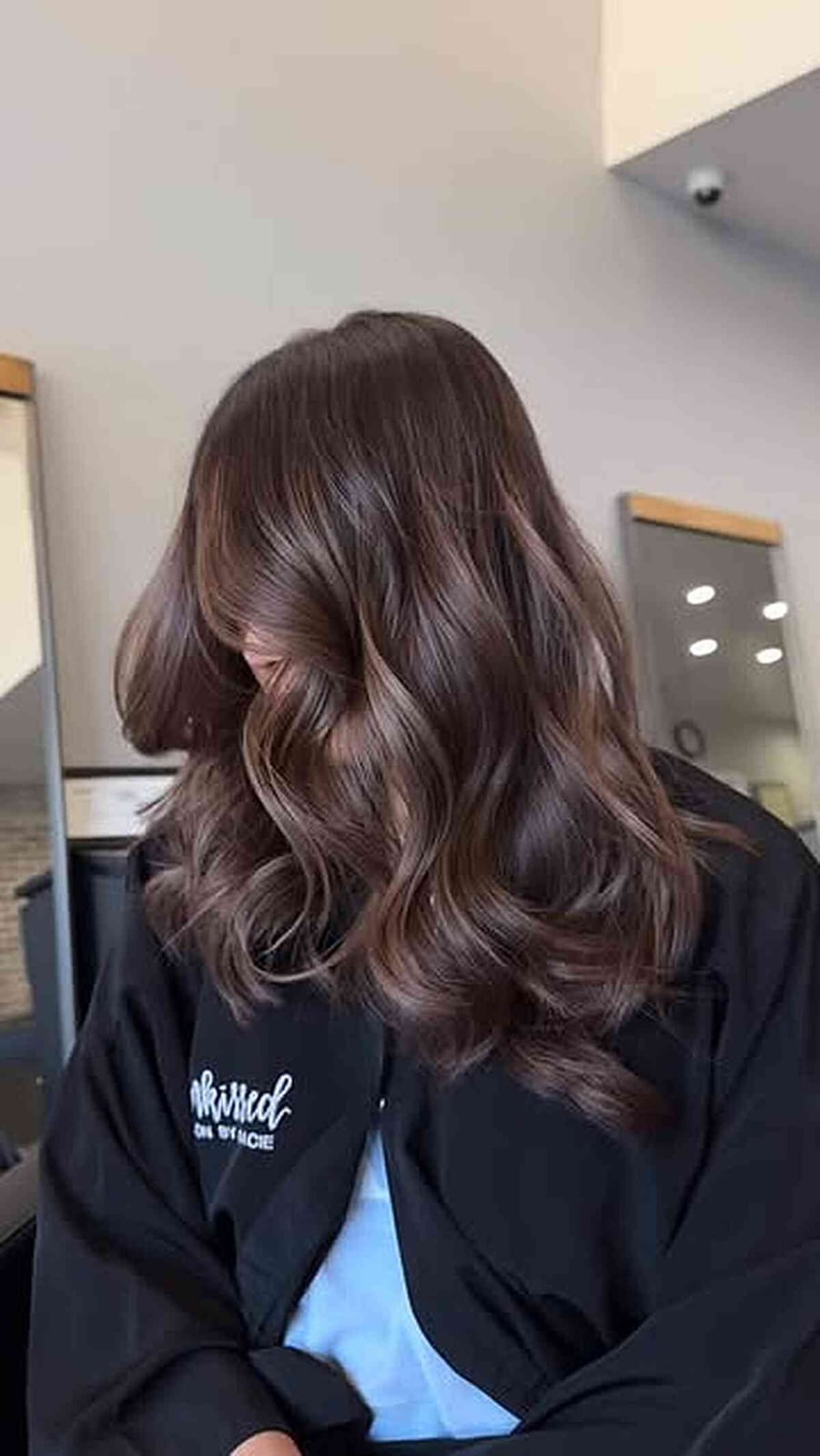Mid-Back Rich Mocha Brown With Subtle Balayage — Mocha Brown Hair