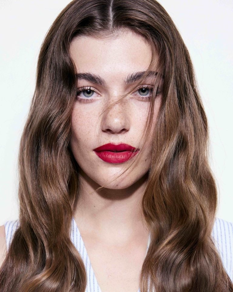 Mid-Back Fine Wavy Mocha Brown — Mocha Brown Hair