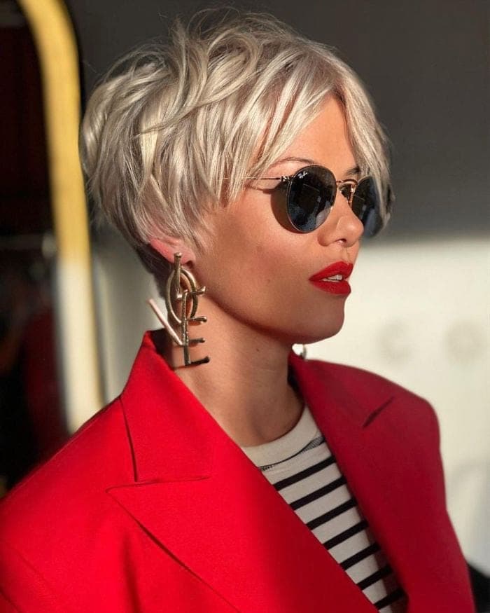 Textured Ear Length Pixie Cut — Pixie Bob