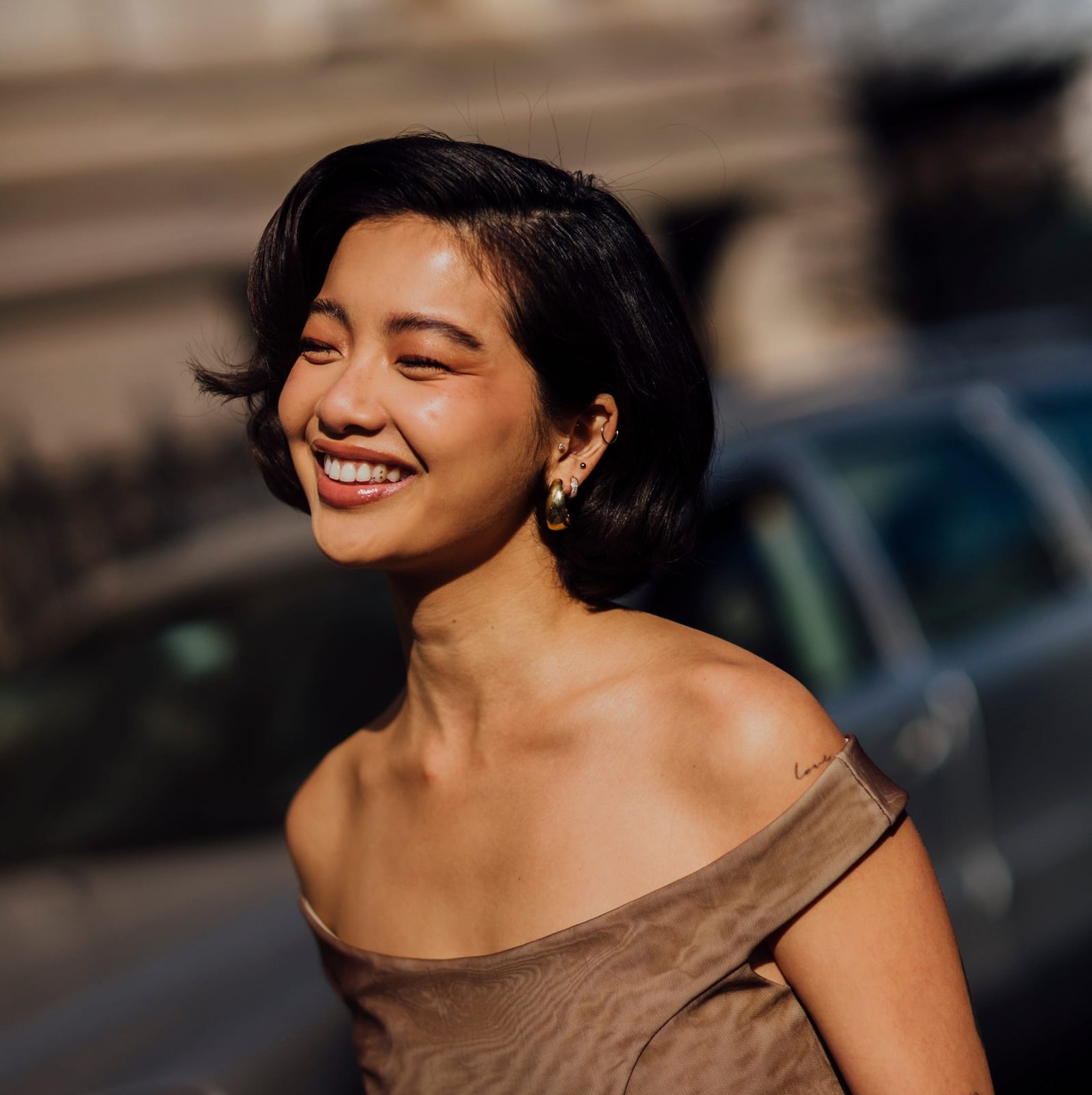 Air Dried Dark Brown Bob — Pixie Bob