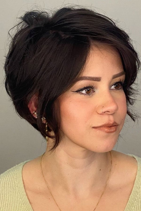 Choppy Chin Length Bob — Pixie Bob